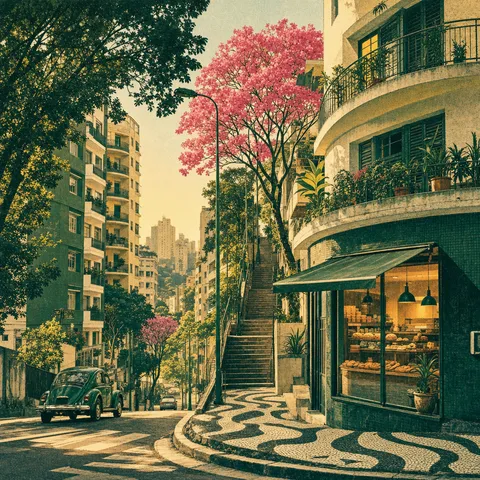 Ilustração de São Paulo para explorar Perdizes